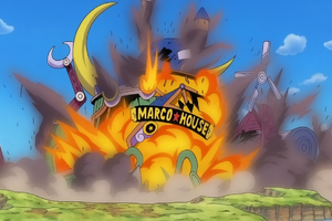 Marco's house exploding